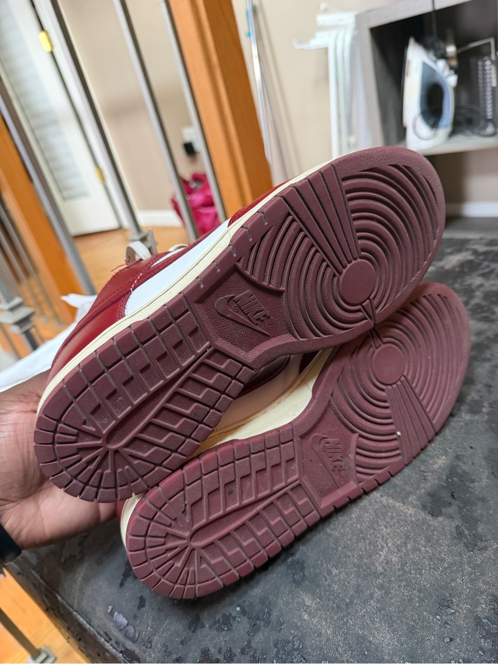Varsity Red Dunks - Picture 5 of 5